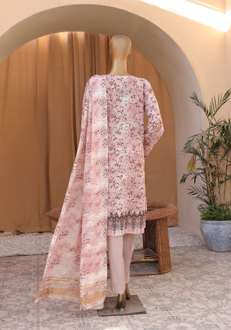 HZ Mahee Printed Embroidered Cotton Collection'24 D-05