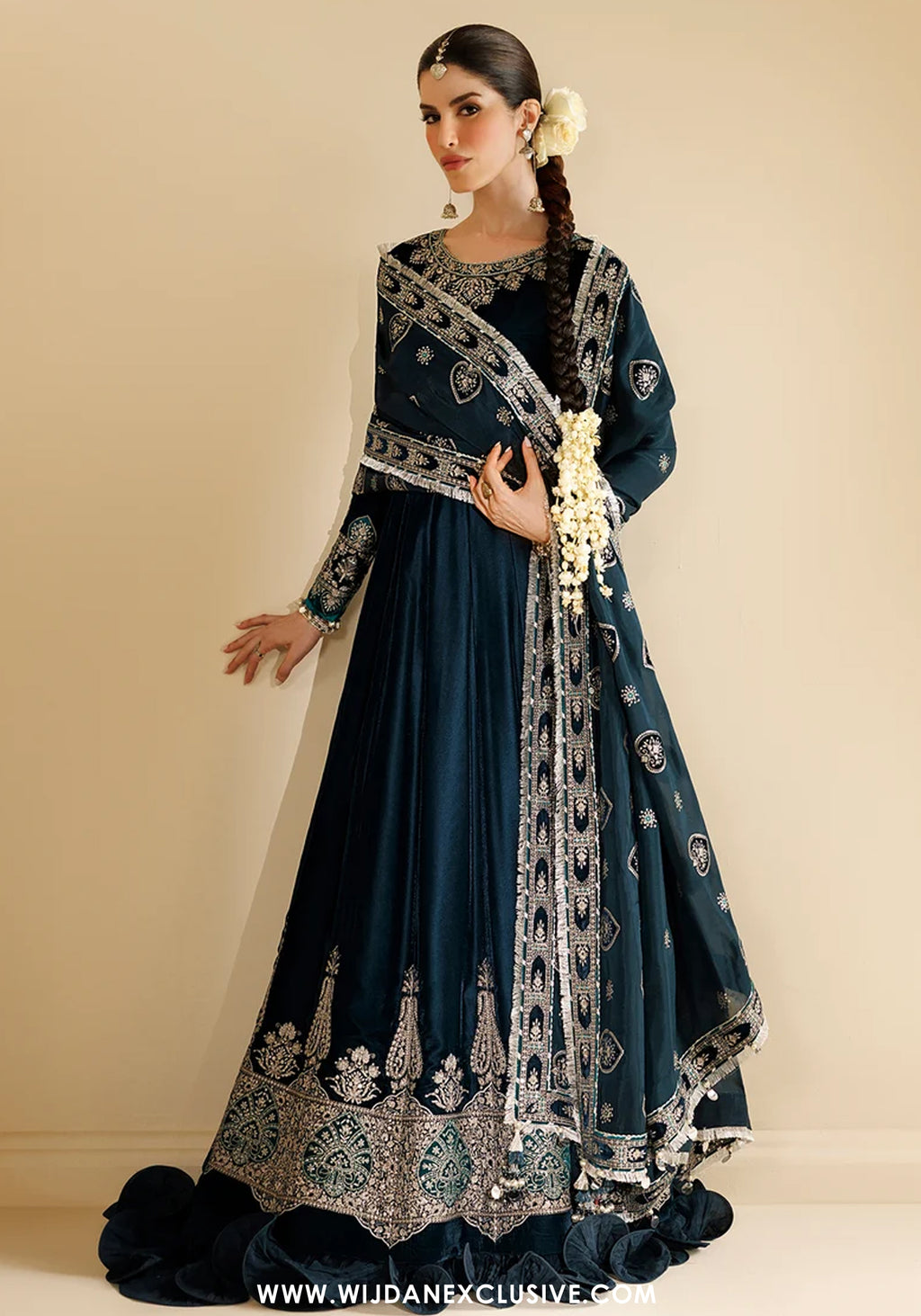 Chandni by Jazmin | Unstitched Embroidered Velvet Formal Collection - 2026 (D-09)