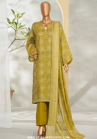 Bin Saeed Stitched Exclusive Printed Lawn Vol-I Collection - 2026 BSE-05-MEHANDI