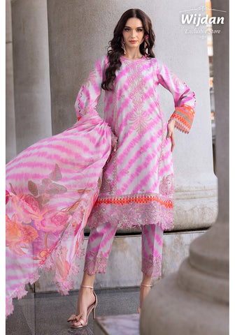 Aghaz-e-Nou Embroidered Lawn Collection'25 Vol-01 by Charizma D-05