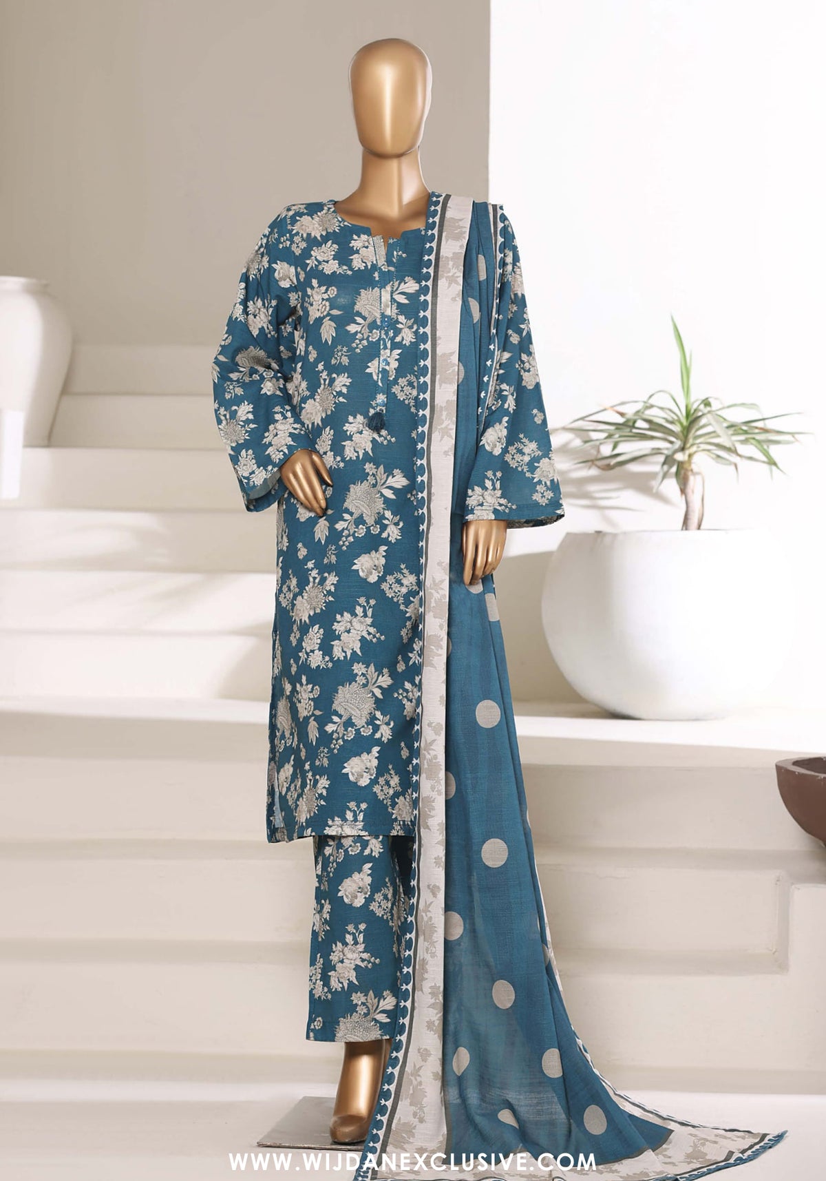 Sadabahar Stitched Printed Khaddar Vol-04 Collection - 2025 (D-05)