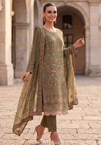 Dhamak by Wijdan | Unstitched Exclusive Formal Bana Dora Embroidered Collection - 2026 (D-05)