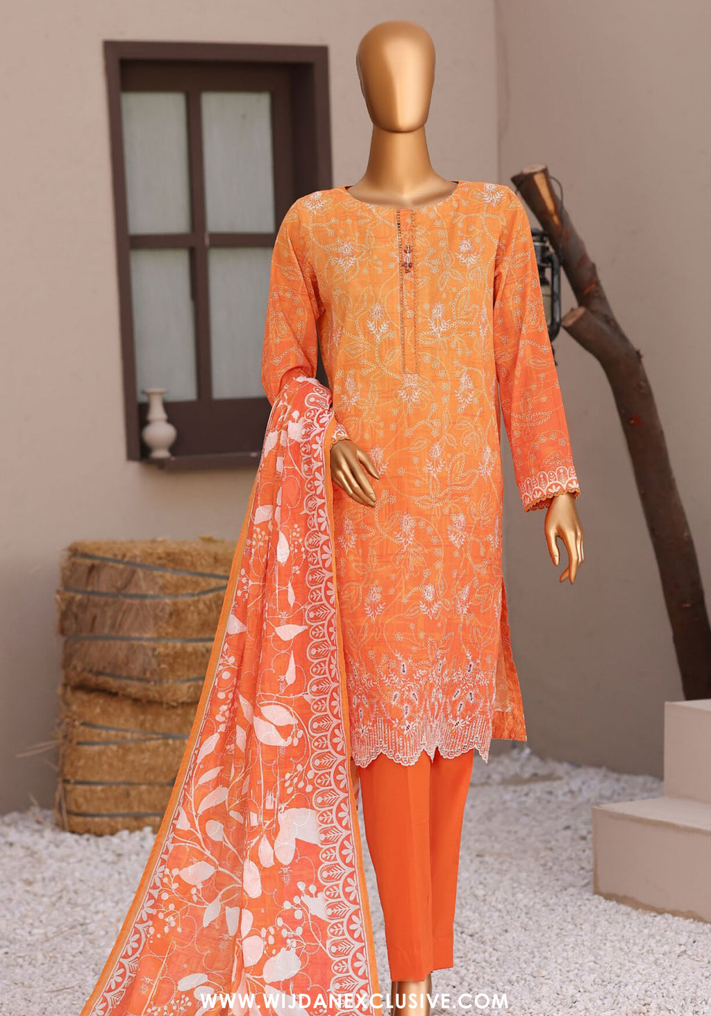 Elite by HZ Textile | Unstitched Embroidered Lawn Collection - 2026 (EC-1279)