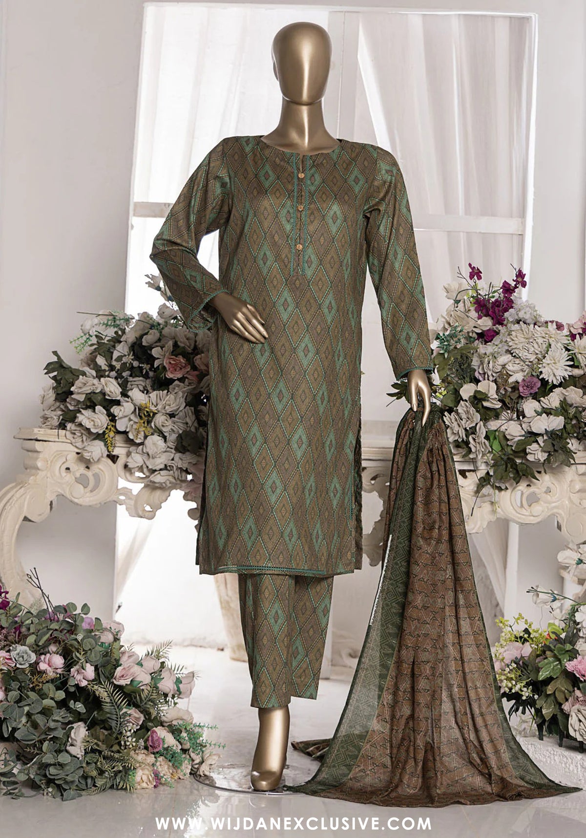 HZ Mid Summer Unstitched Printed Cambric Collection - 2025 MSC-201-B