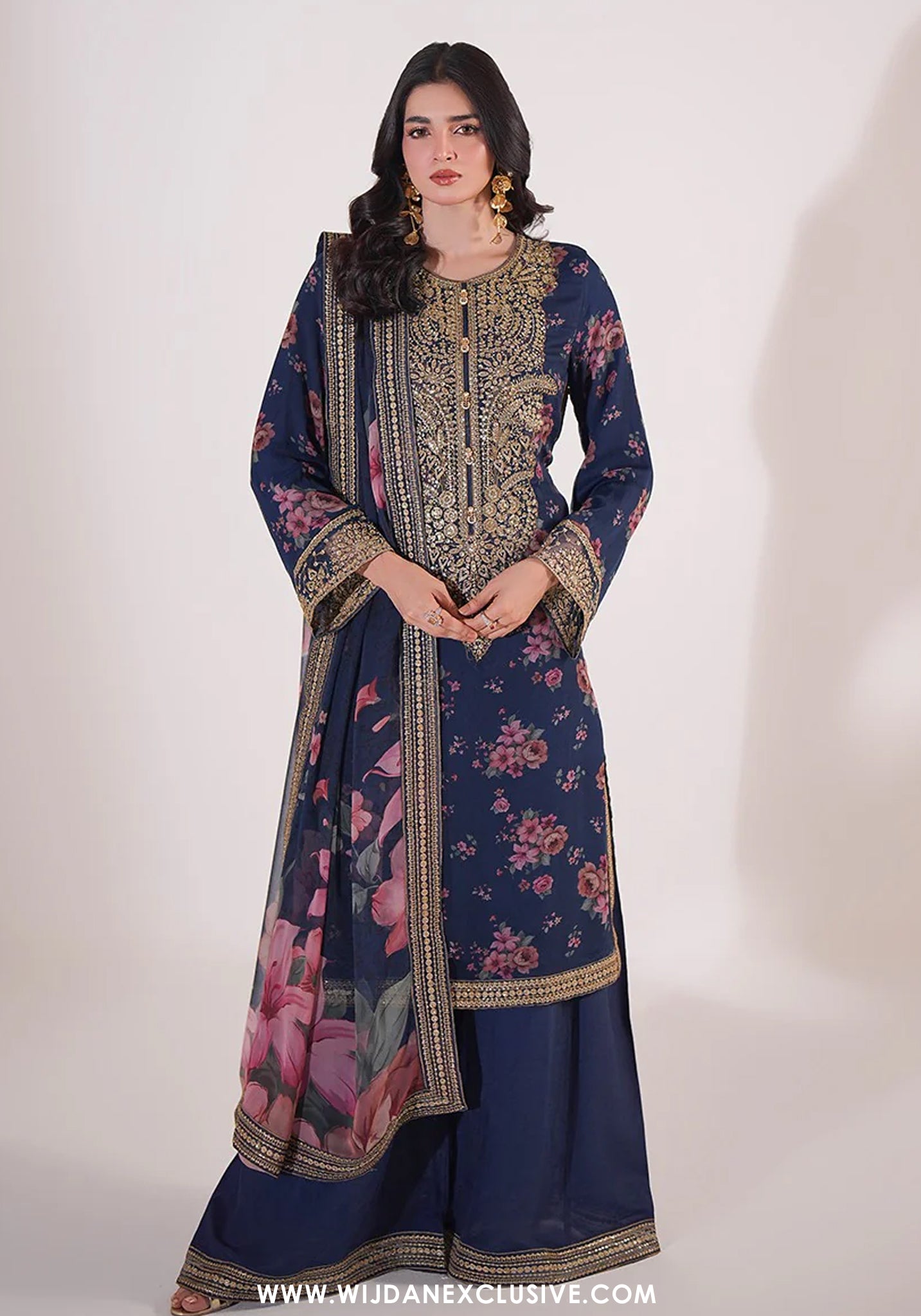 Mahroosh by Guzel | 3pc Stitched Formal Chiffon Collection - 2026 (SHANARA)