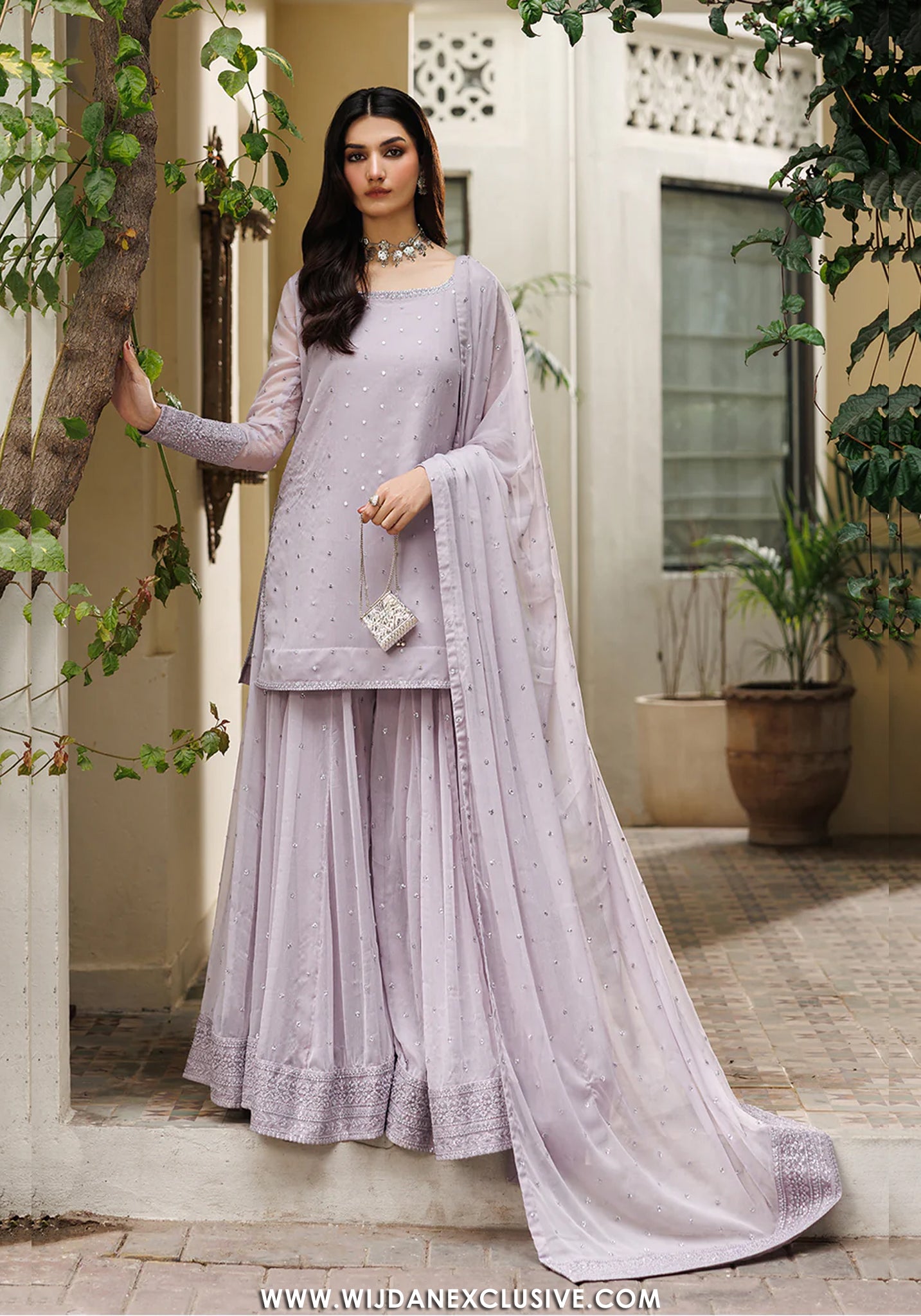 Iznik Unstitched Embroidered Chiffon Semi-Formals Collection - 2026 CC-100