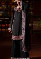Eala by Casual Lite| Stitched Silk Collection -  2026 (OBSIDIAN GRACE)