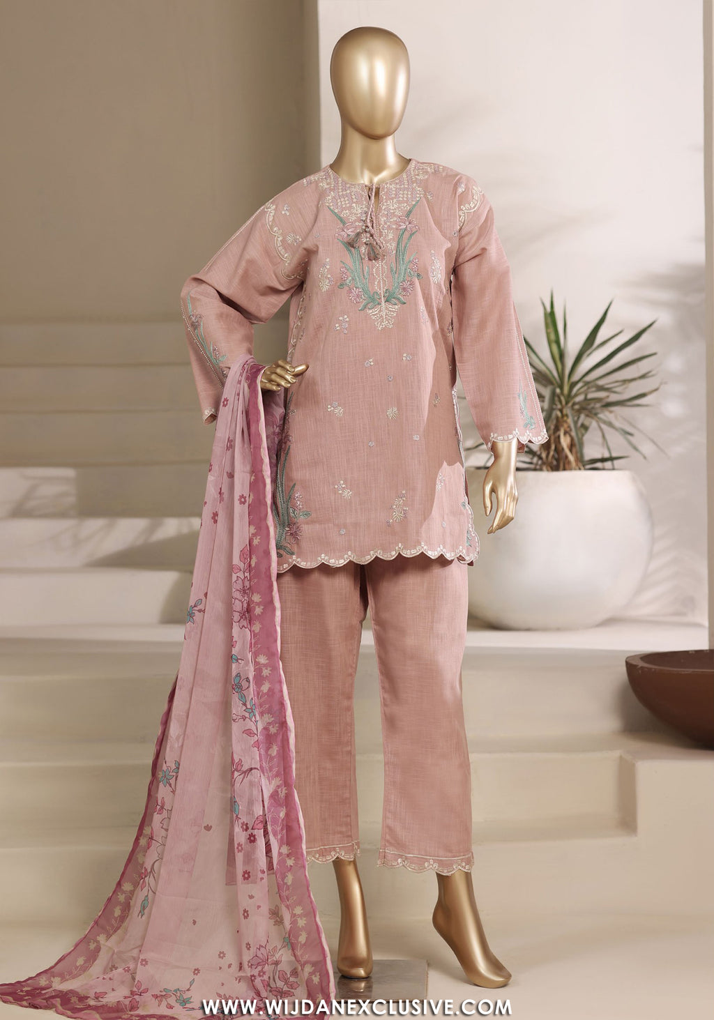 Sadabahar Stitched 3PC Festive Embroidered Cotton Co-Ords Collection - 2026 SB26FEC-05