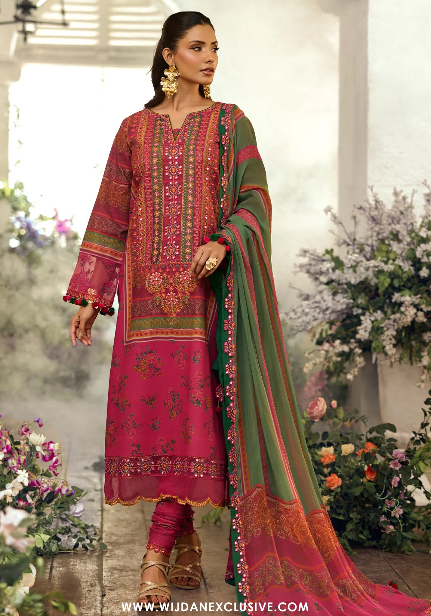 Sunshine by Charizma | Unstitched Embroidered Lawn Vol-02 Collection - 2026 (CSN6-14)