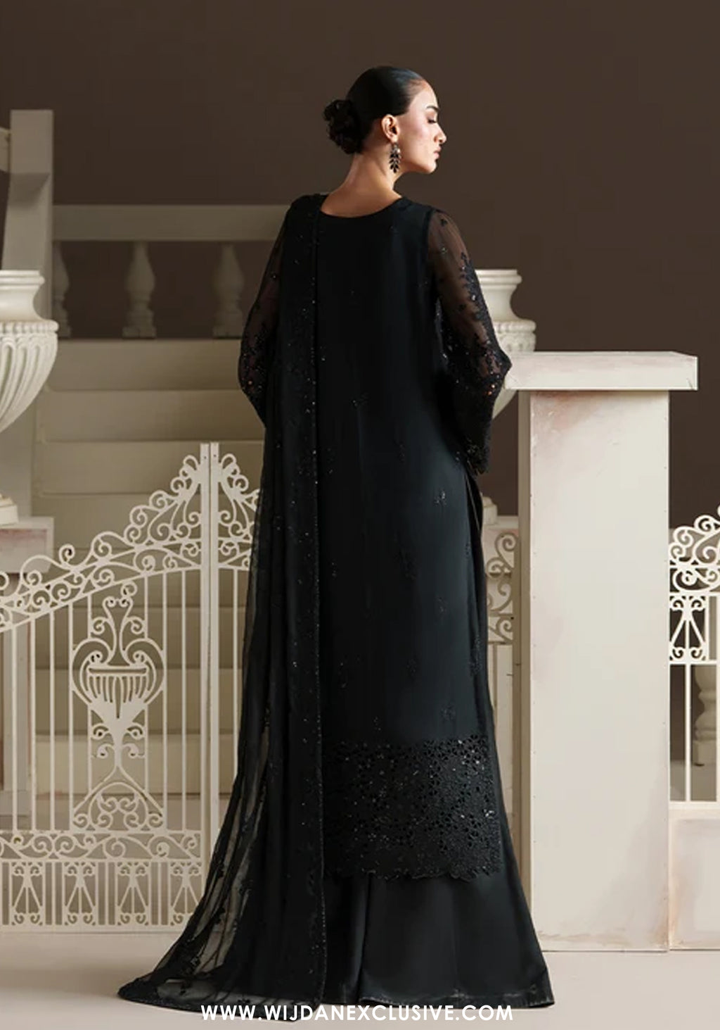 Modern Heirloom by Emaan Adeel | Unstitched Emb Chiffon Formal'26 (OTTILIE)