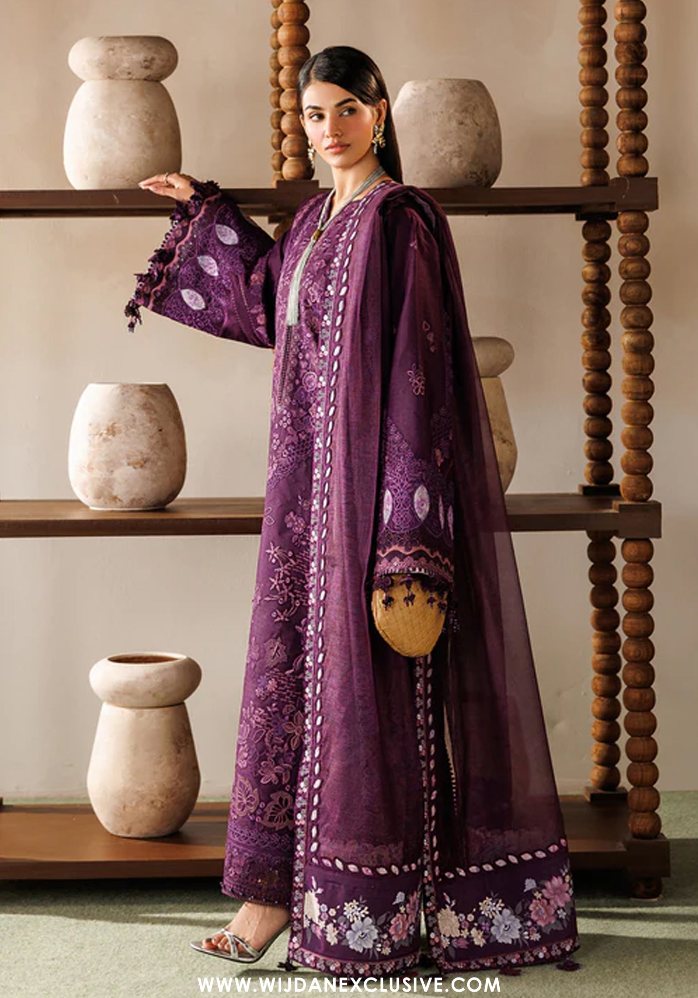 Baroque Unstitched Embroidered Eid Lawn Collection - 2026 (D-02)