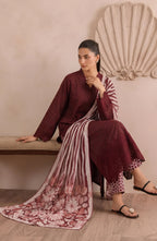 Jeem by  Amna  Khadija | Stitched Chikankari Lawn Collection - 2026 (D-05)