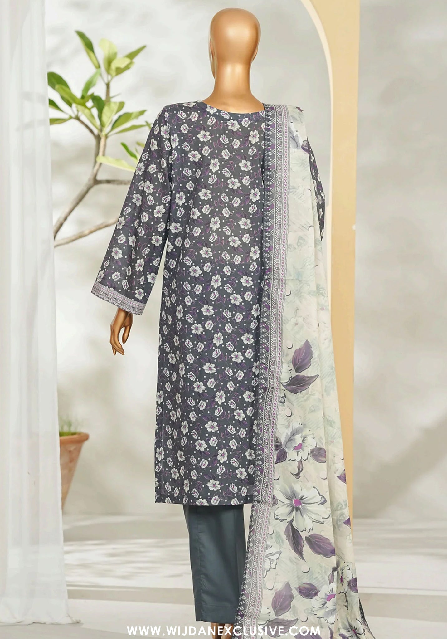 Bin Saeed Stitched Exclusive Printed Lawn Vol-IV Collection - 2026 (D-05)