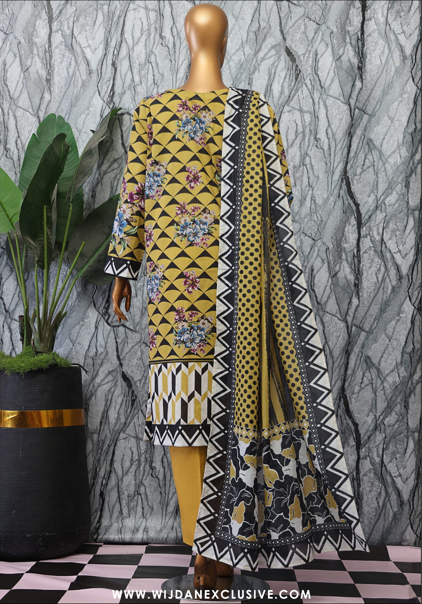HZ Magic Unstitched Printed Lawn Collection Vol-02 MPC-05