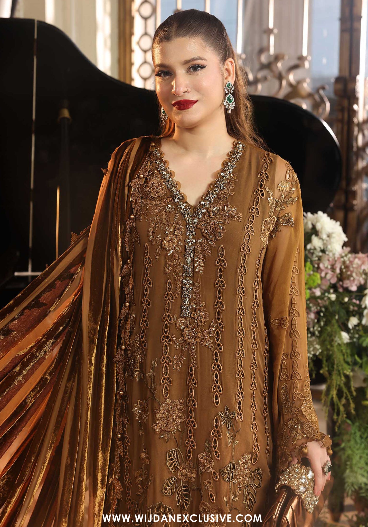 Royale Tea Affair by Maria.B | Unstitched Chiffon Formal Collection - 2026 (D-05)