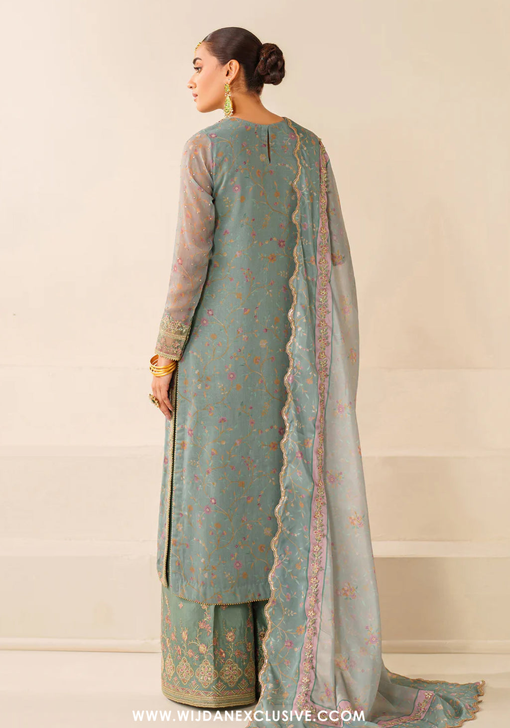 Baroque Unstitched Embroidered Chiffon Silk Collection - 2026 (UF-4278)
