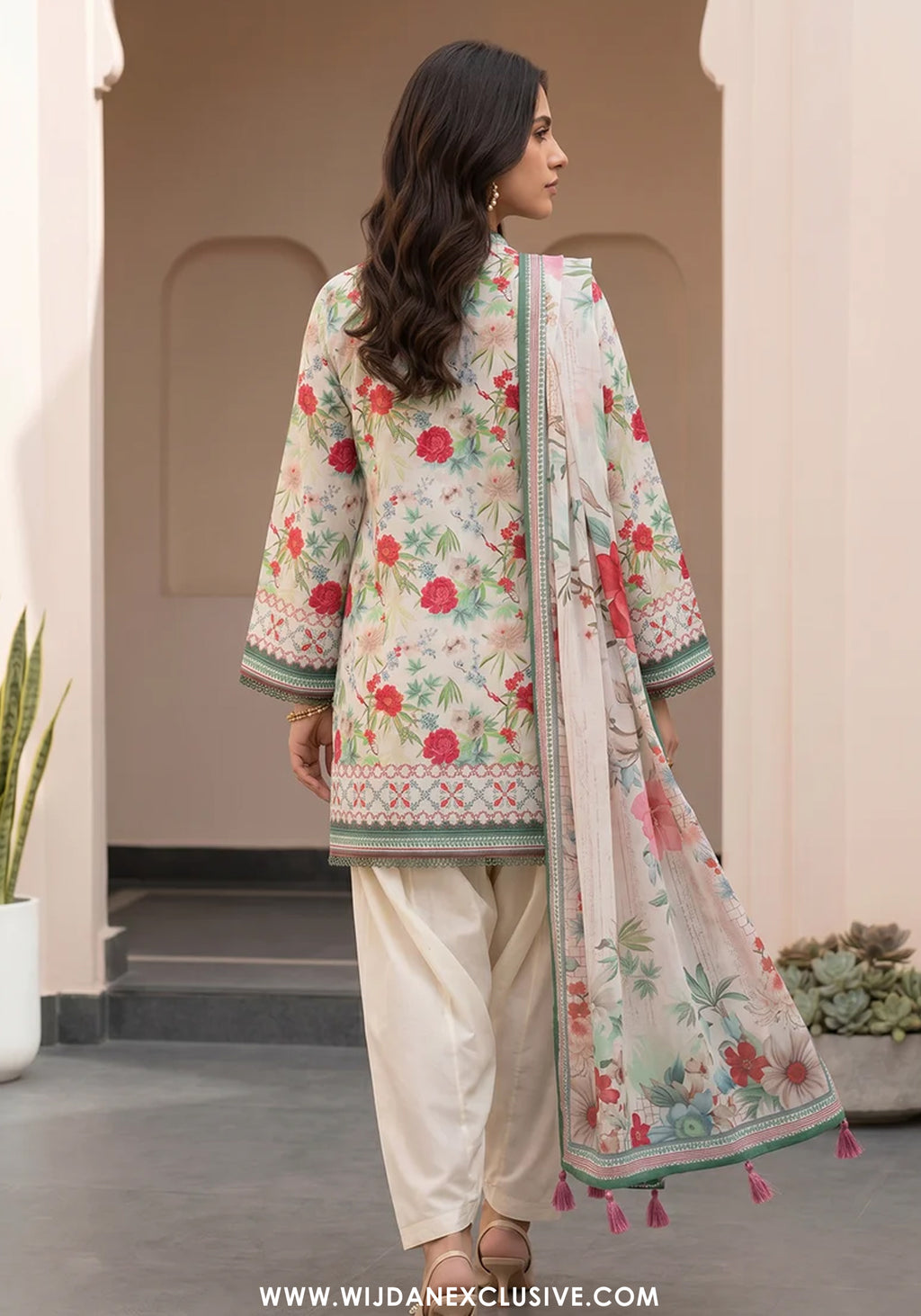 Zellbury Unstitched 3pc Digital Printed Lawn Collection - 2026 (WUS-8090)