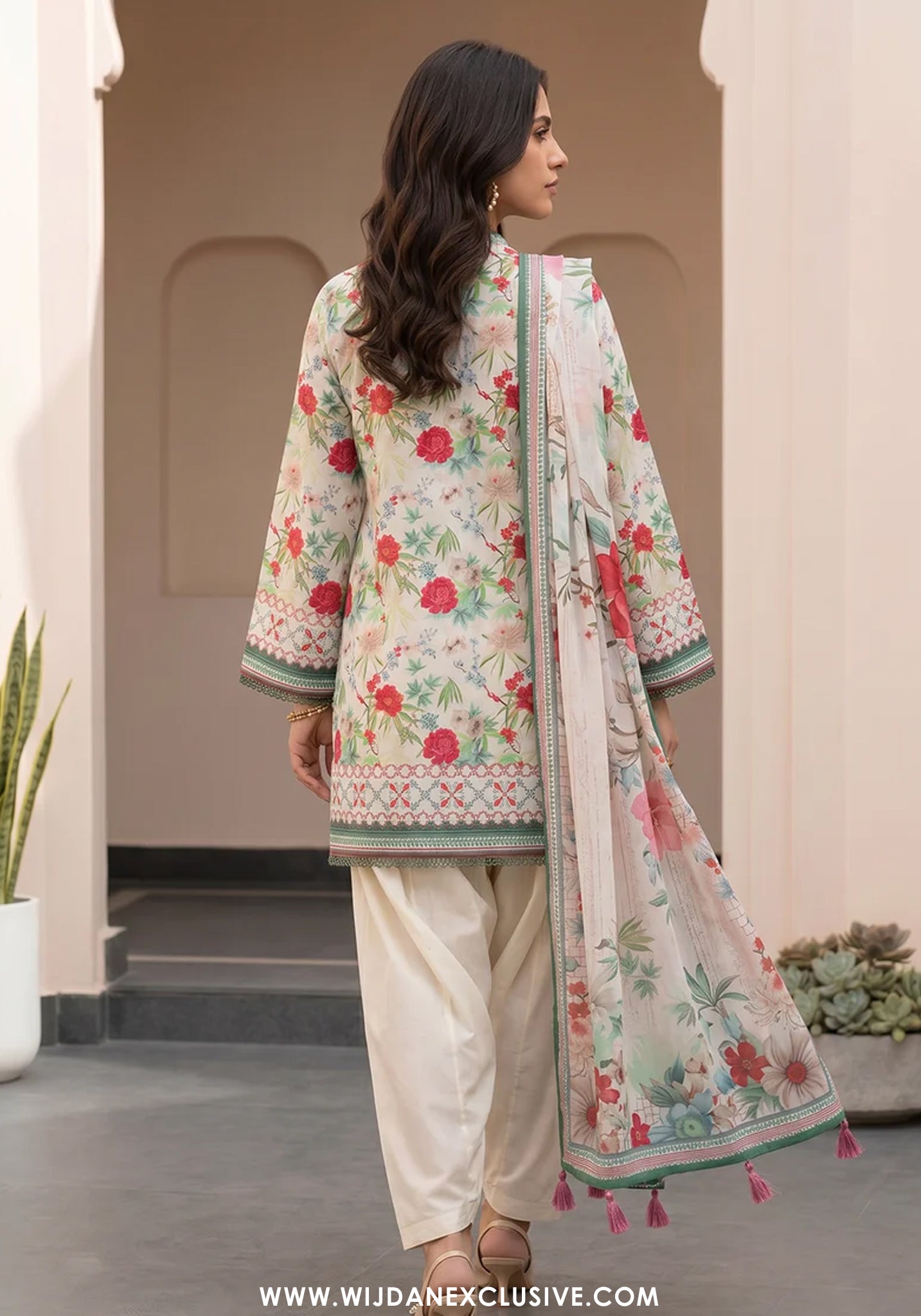 Zellbury Unstitched 3pc Digital Printed Lawn Collection - 2026 (WUS-8090)