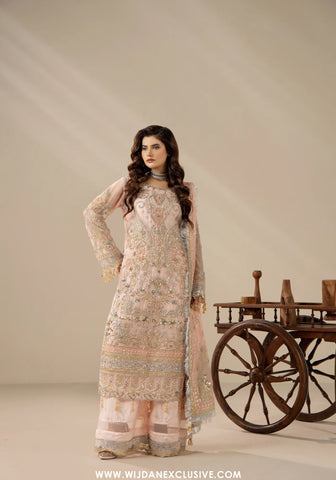Areesha Unstitched Festive Formal Vol-23 Collection - 2026 (Blush Pearl Elegance)