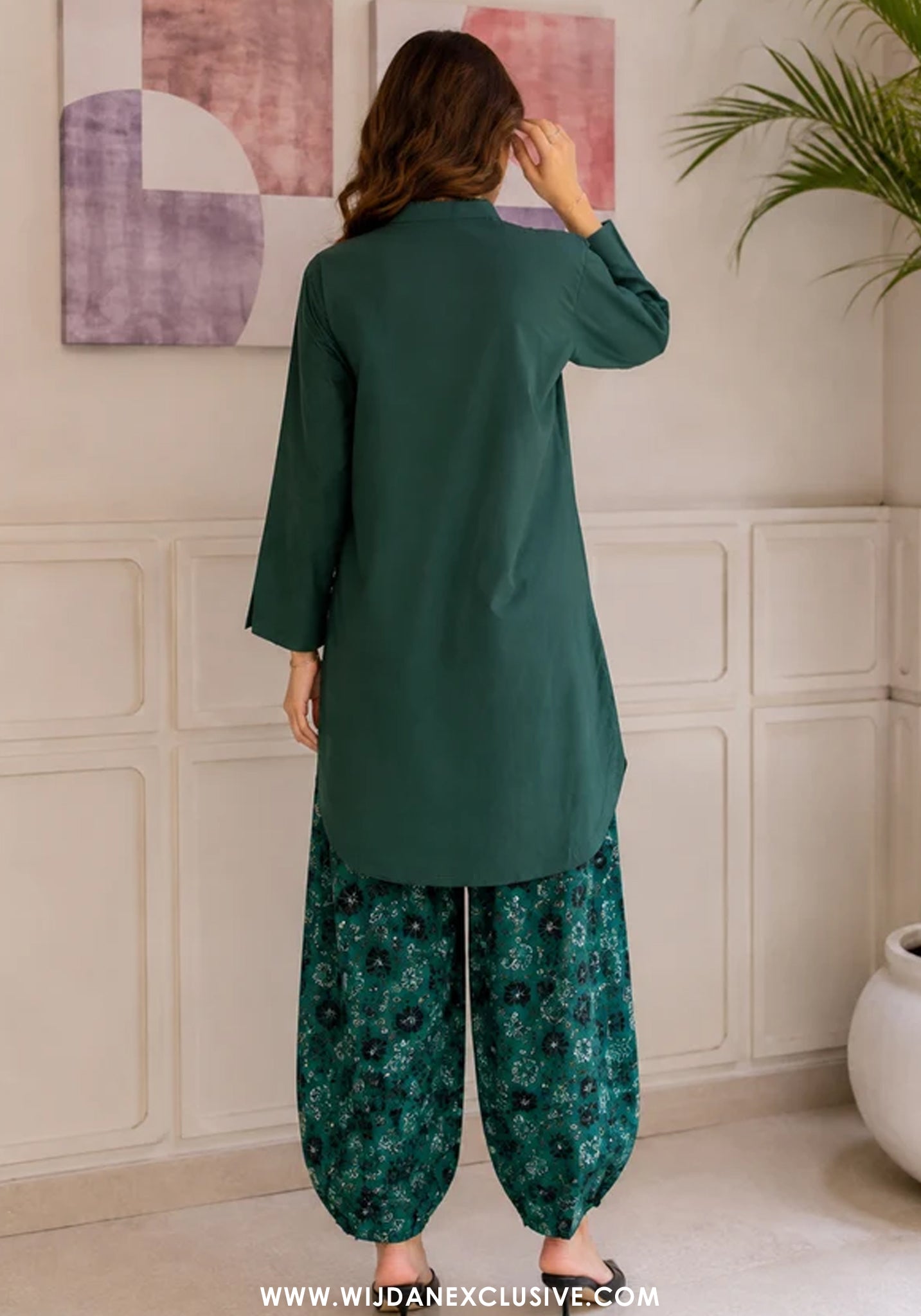 Afsana by Amna Khadija | Stitched 2pc Embroidered Lawn Collection - 2026 (D-04)