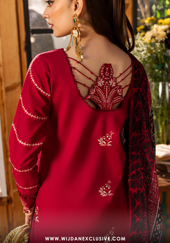 Roses De Feu Luxury Embroidered Lawn - 2025 by Sahane CT-03-ROSEE