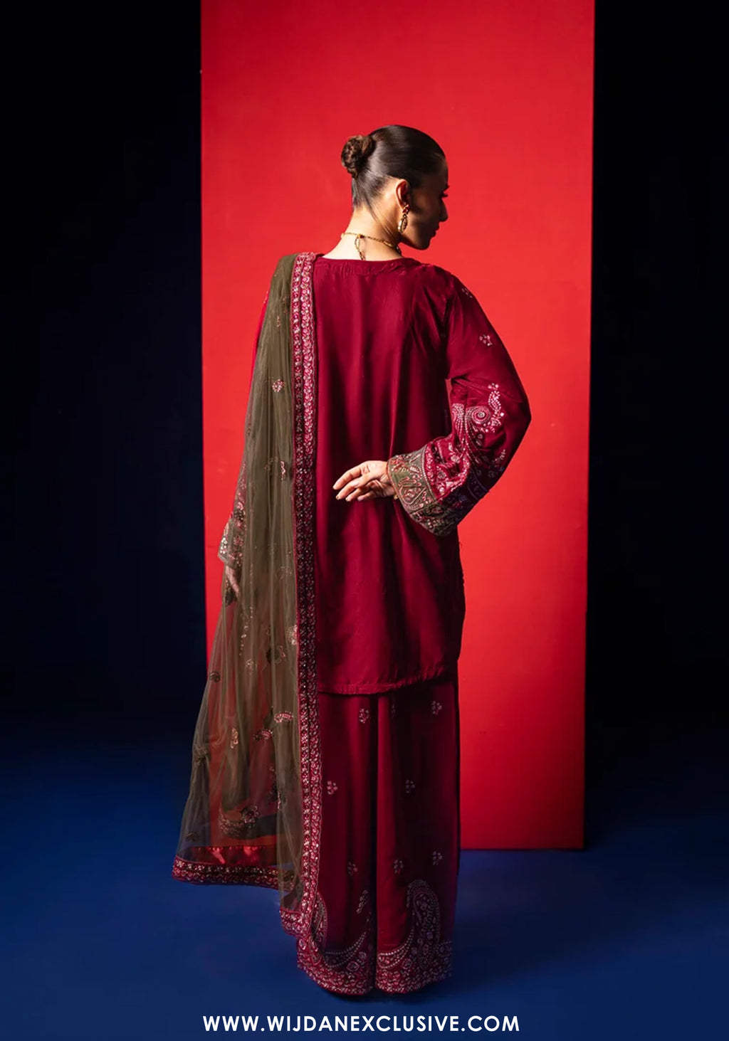 Makhmal by Guzel | Stitched Embroidered Velvet Collection - 2026 (SANJH)