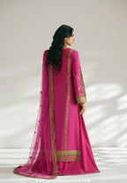 Vera Unstitched Embroidered Festive Formal Collection'26 (Ada Magenta Shirt Set)