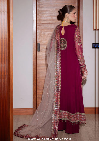 Elaya by Nureh | Unstitched Luxury Chiffon Formal Collection - 2026 NEL-86