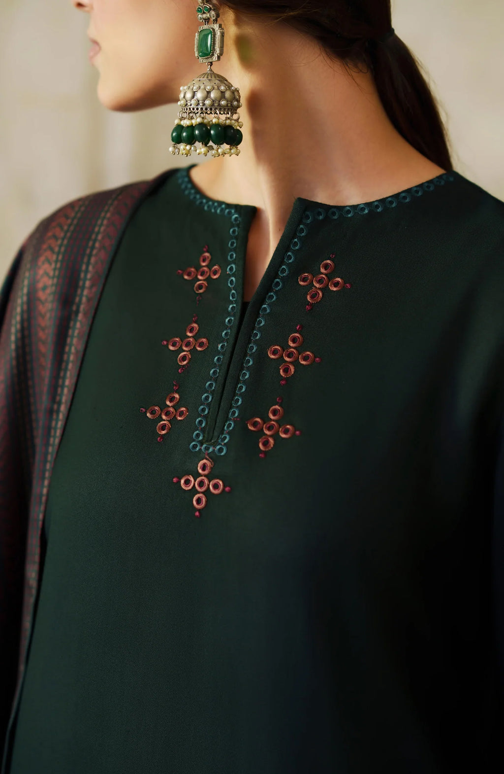 Moksha by Casual Lite | Stitched Embroidered Premium Silk Collection'26 (D-05)