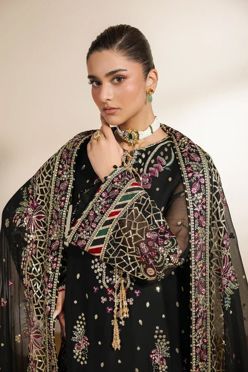 Meraki by Zarif | Unstitched Embroidered Chiffon Formal Collection - 2026 (MEHSKI)