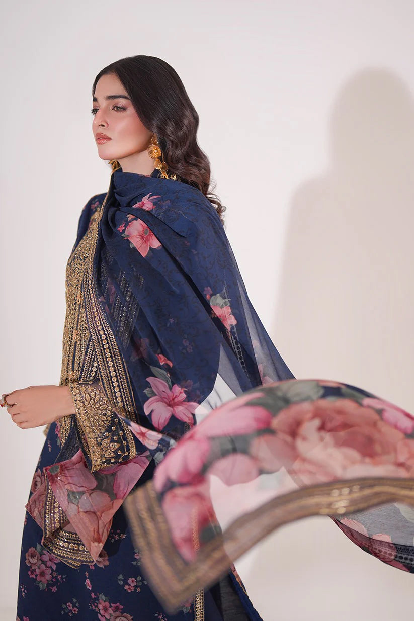 Mahroosh by Guzel | 3pc Stitched Formal Chiffon Collection - 2026 (SHANARA)