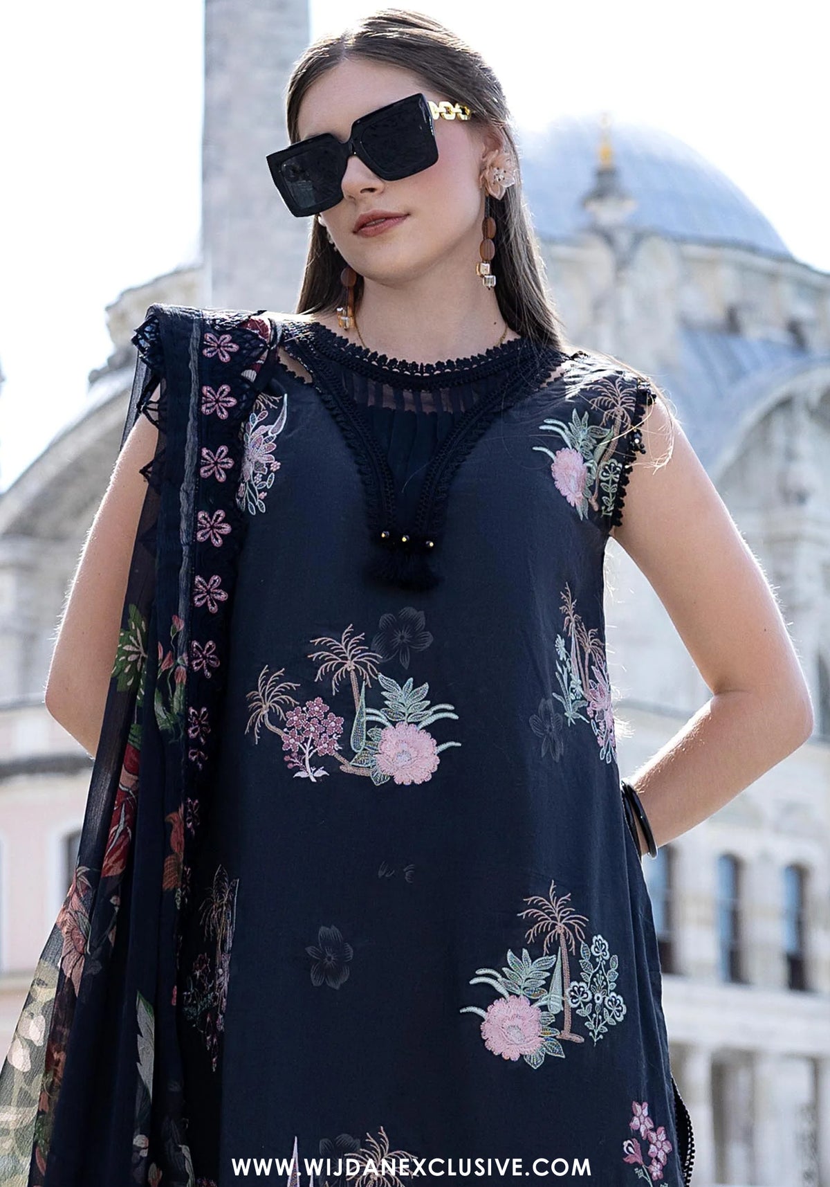 Sunshine Bloom Premium Unstitched Embroidered Collection - 2026 (D-05)