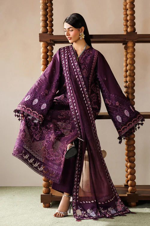 Baroque Unstitched Embroidered Eid Lawn Collection - 2026 (D-02)