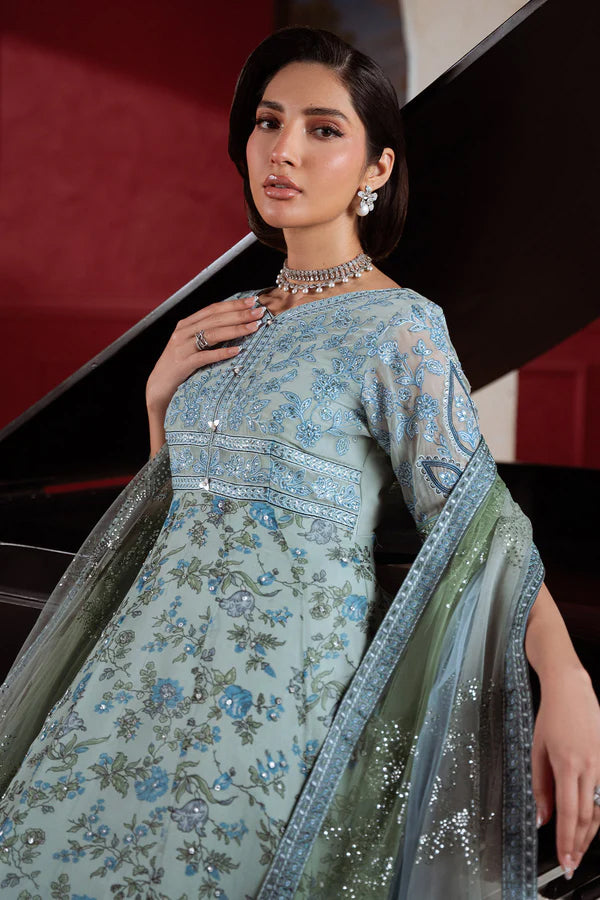 Amaya by Nureh  | Unstitched Embroidered Luxury Formal Chiffon Collection - 2026 (AM-41)