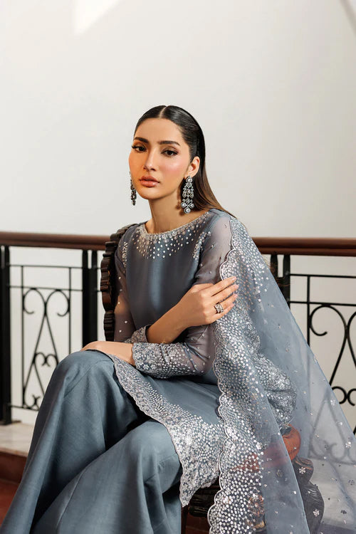 Nourah by Zarif | Unstitched Embroidered Formal Collection - 2026 (ZARMINA)