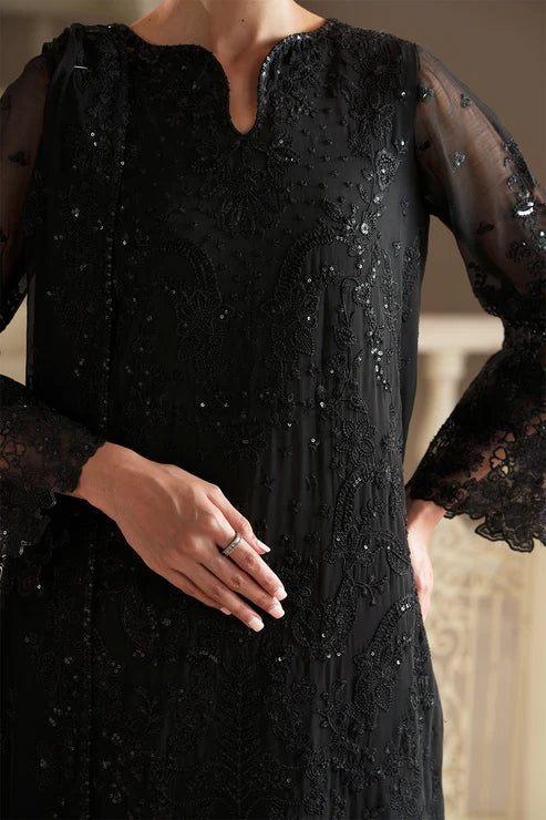 Modern Heirloom by Emaan Adeel | Unstitched Emb Chiffon Formal'26 (OTTILIE)