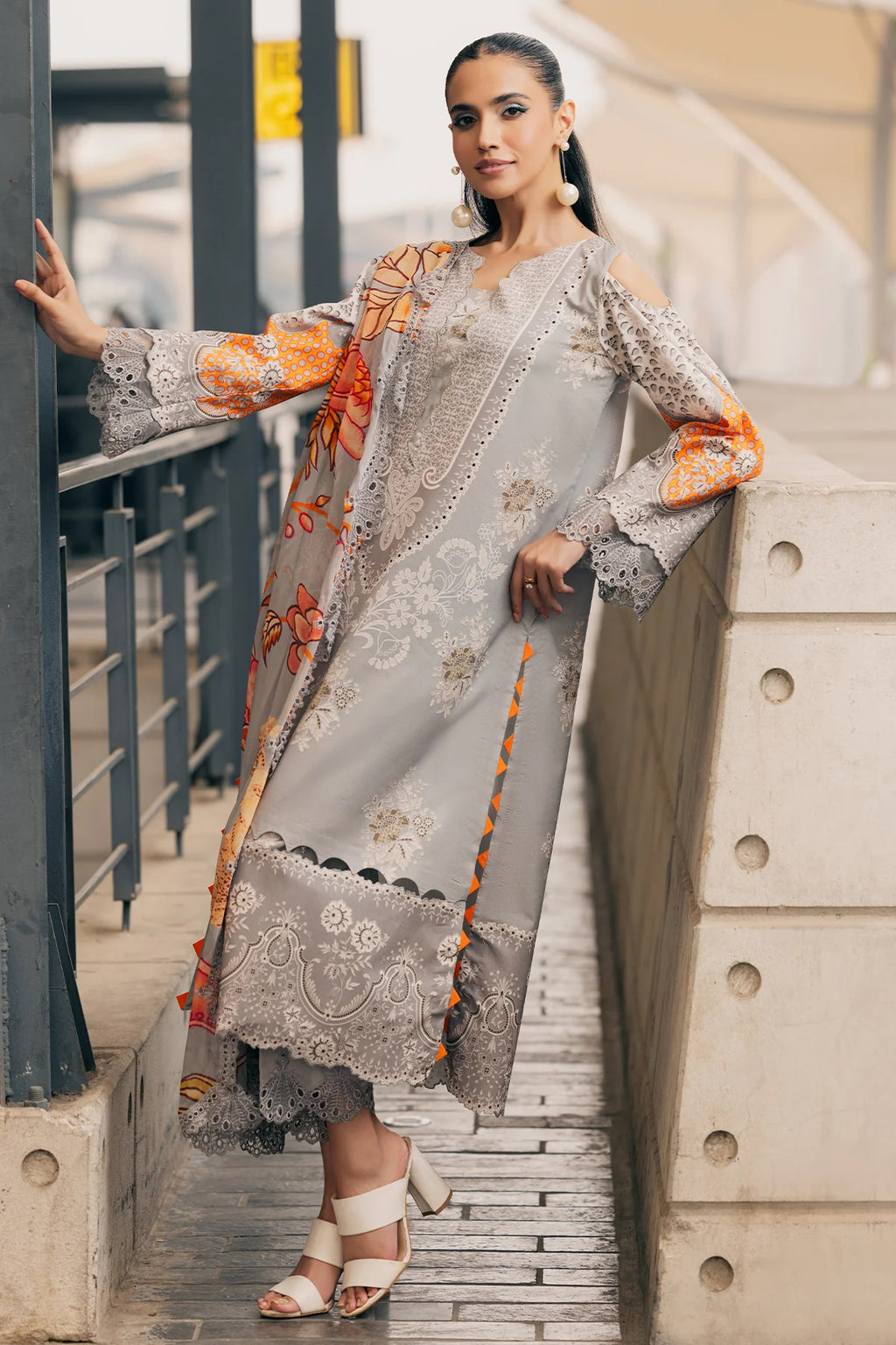 Infinity by Charizma | Unstitched Embroidered Lawn Collection - 2026 (IN6-05)