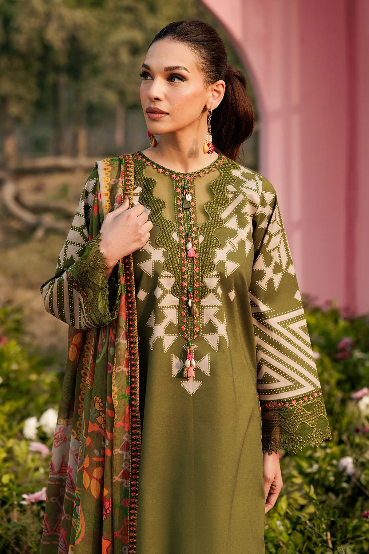 Rang e Bahar by Charizma | Unstitched Embroidered Lawn Vol-I Collection - 2026 (CRB6-04)
