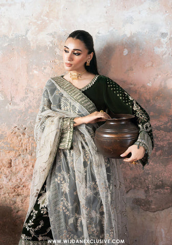 Ramsha Unstitched Luxury Velvet Embroidered Collection Vol - 07 (D-05)