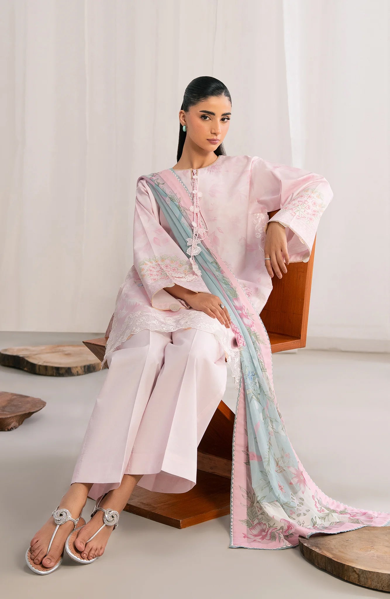 Nysa by Seran | Unstitched Printed & Embroidered Cambric Collection'26 (AVELIE)