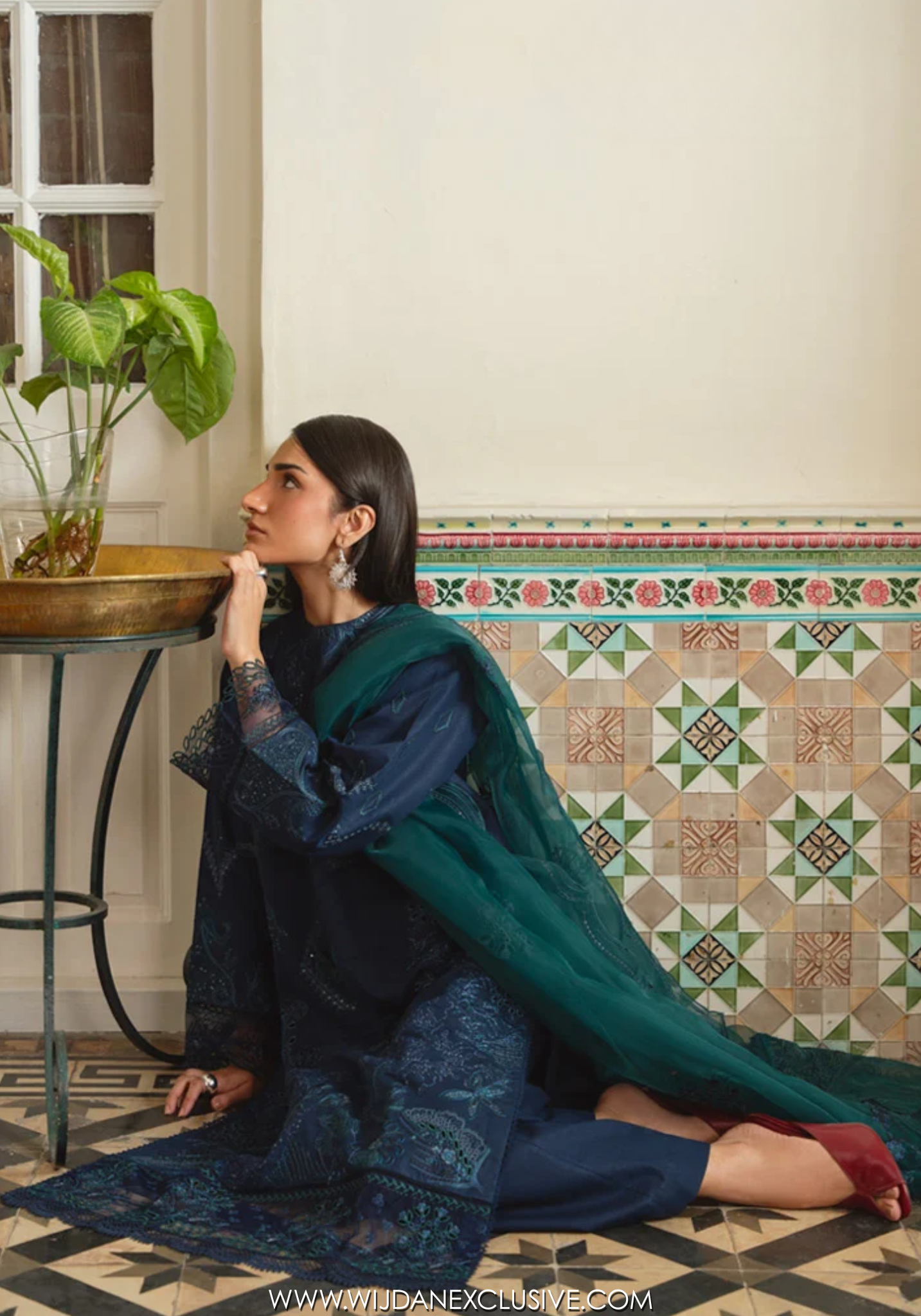 Izel by Marjjan | Unstitched Karandi Embroidered Collection - 2026 (MSK-03-A)
