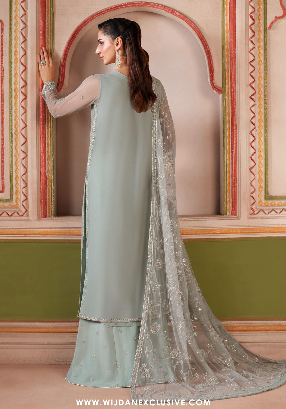 Falesia Unstitched Hand Embellished Formals - 2025 by Zarif HF-05 DINAAR