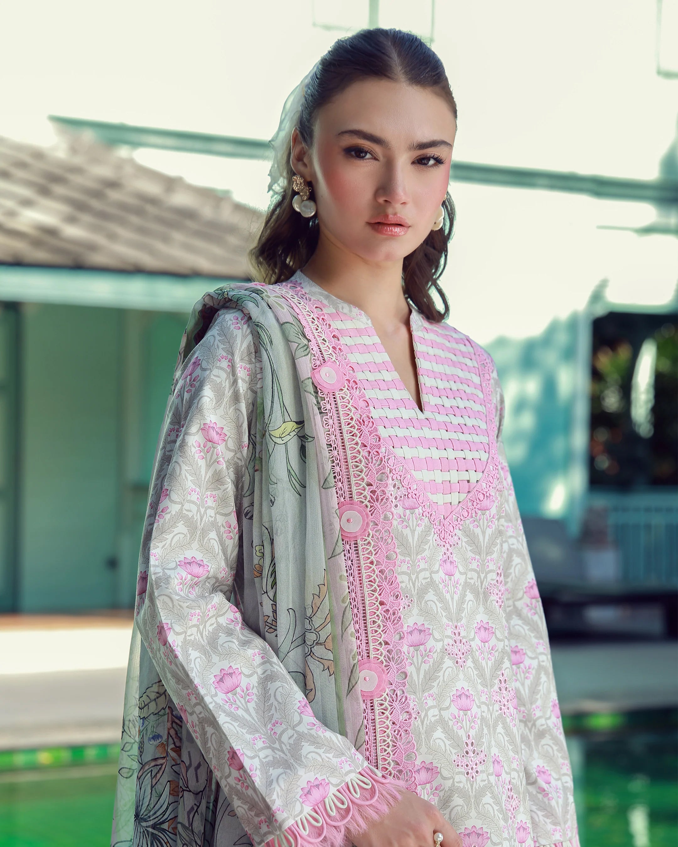 Lumea by Jade | Unstitched Embroidered Cambric Collection - 2026 (SEREIN)