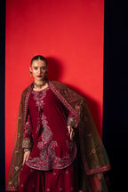 Makhmal by Guzel | Stitched Embroidered Velvet Collection - 2026 (SANJH)