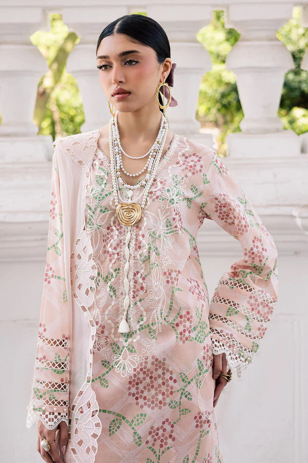 Nureh Maya Unstitched Embroidered Printed Lawn Collection - 2026 (NS-169)