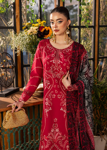 Roses De Feu Luxury Embroidered Lawn - 2025 by Sahane CT-03-ROSEE