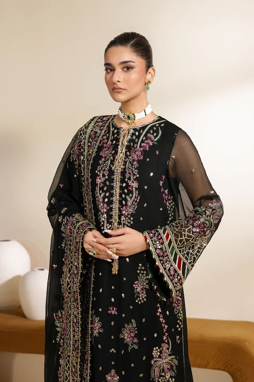 Meraki by Zarif | Unstitched Embroidered Chiffon Formal Collection - 2026 (MEHSKI)