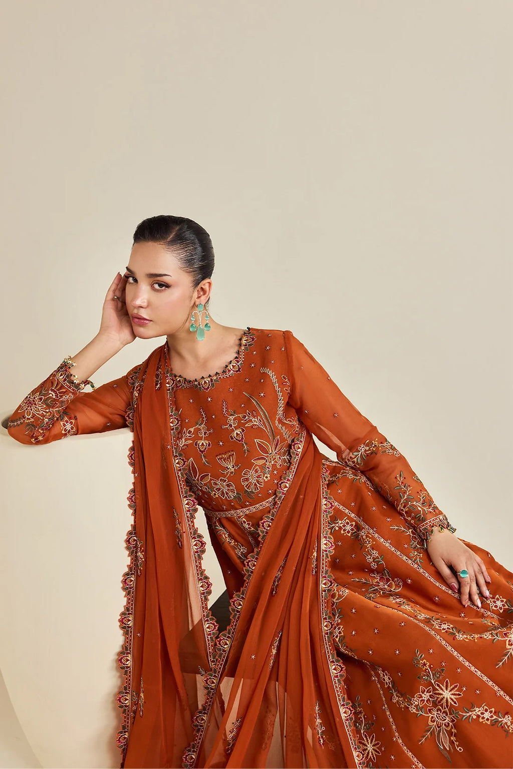 Dhaagay by Alizeh | Unstitched Embroidered Chiffon Formal Vol-05 Collection'26 (ZUMAR)