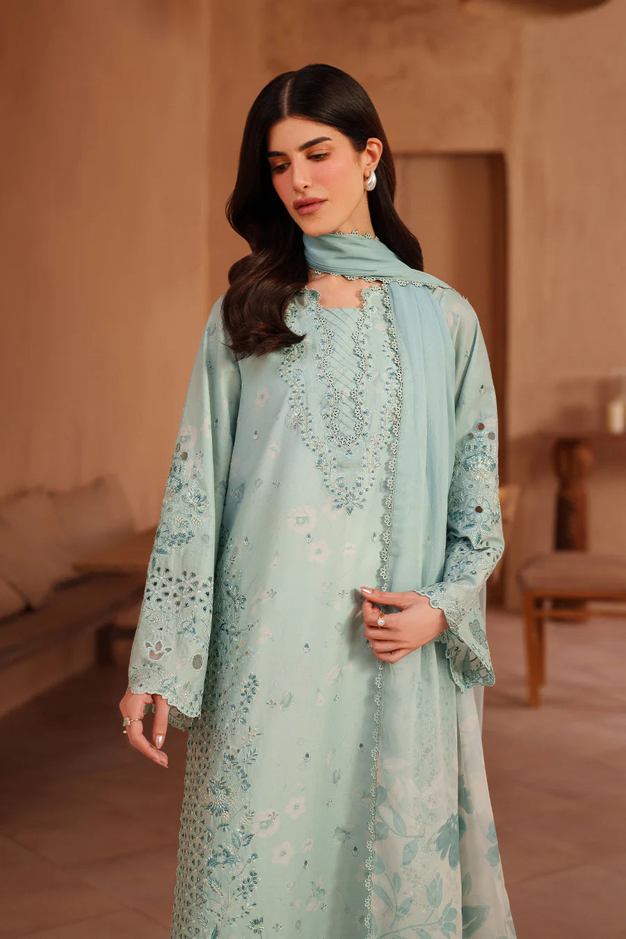 Iznik Unstitched Embroidered Eid Lawn Collection - 2026 (EL-05)