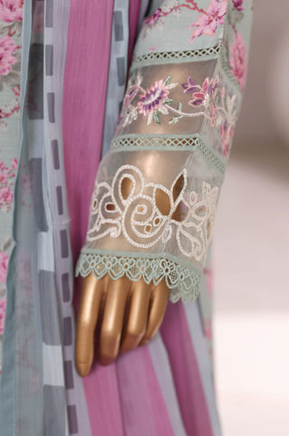 Sadabahar Stitched Festive Embroidered Viscose Collection - 2025 (LIGHT BLUE)